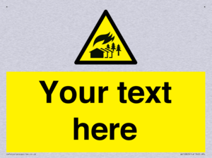 Custom Warning: Large scale fire zone